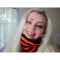 Striped Hype Cowl Halloween Edition Orange and Black