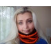 Striped Hype Cowl Halloween Edition Orange and Black