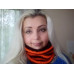 Striped Hype Cowl Halloween Edition Orange and Black
