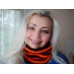 Striped Hype Cowl Halloween Edition Orange and Black