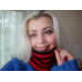 Striped Hype Cowl Red and Black Contrast Striped Hype Cowl Red and Black Contrast
