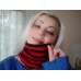 Striped Hype Cowl Red and Black Contrast Striped Hype Cowl Red and Black Contrast