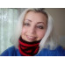 Striped Hype Cowl Red and Black Contrast Striped Hype Cowl Red and Black Contrast