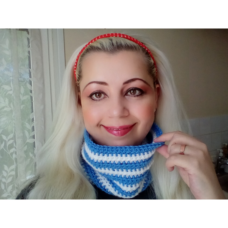 Striped Hype Cowl, view 3