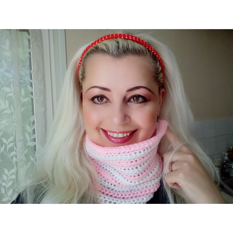 Striped Hype Cowl, view 4
