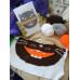 Vintage Halloween Grin Cat