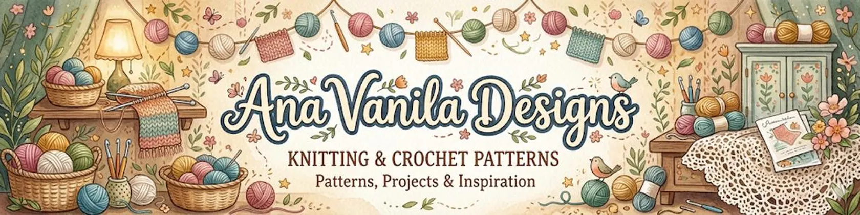AnaVanila handmade crochet patterns and finished items